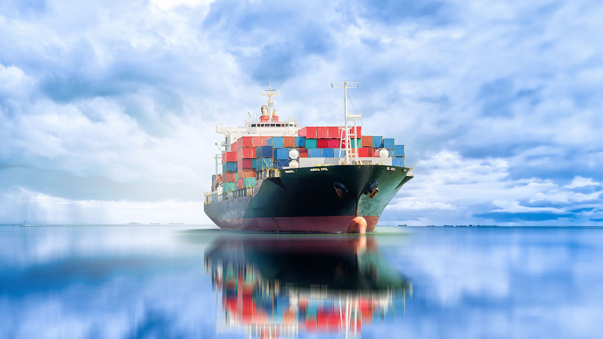 Cargo Ship on Carm Seas