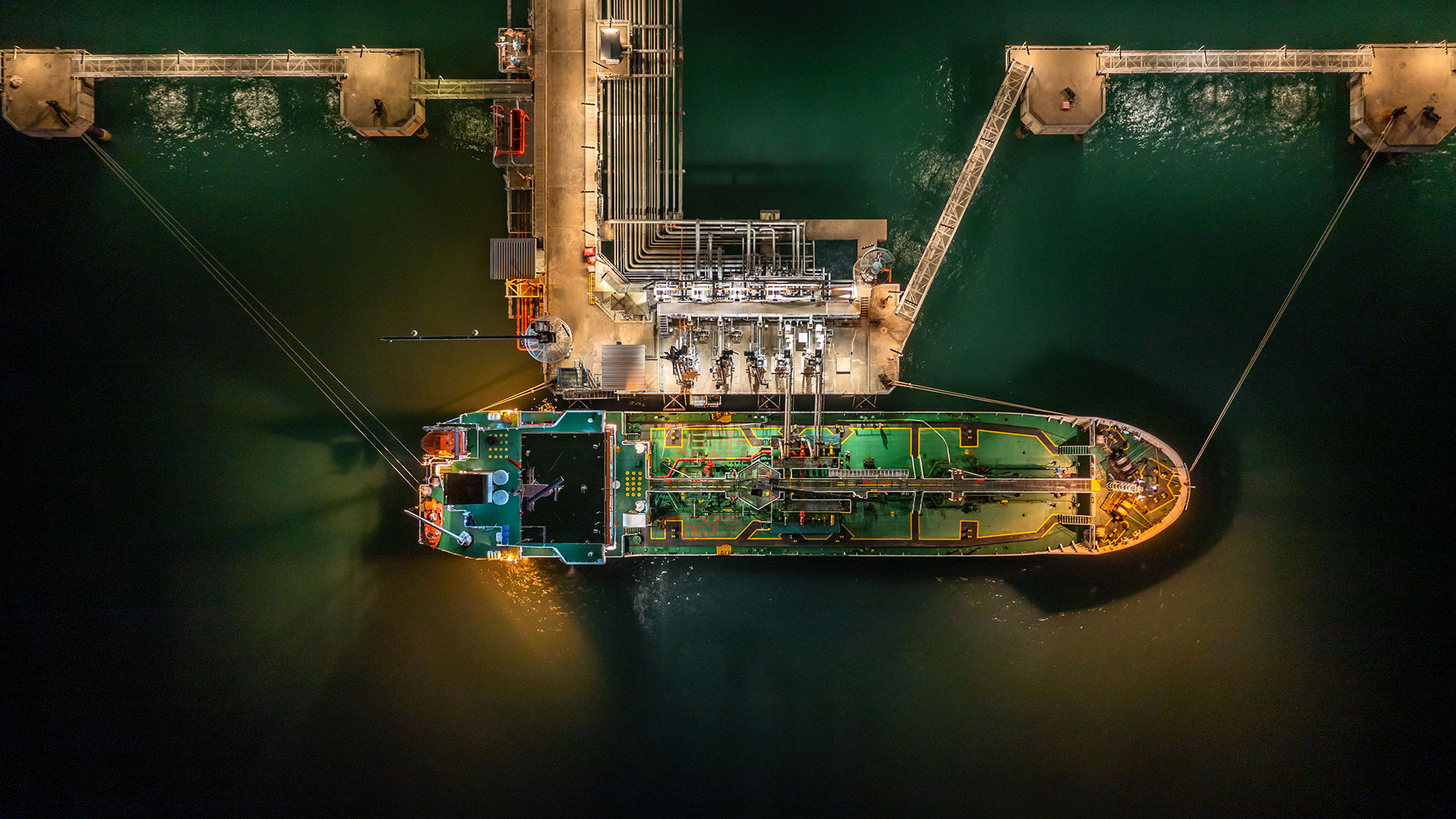 Ship at Docks