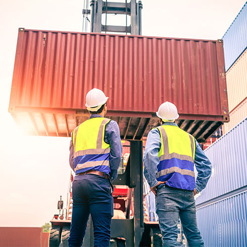 Unloading Containers
